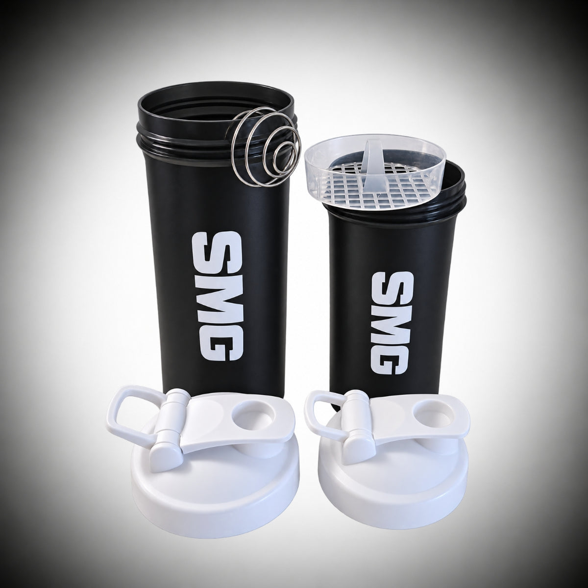Shaker bottle.